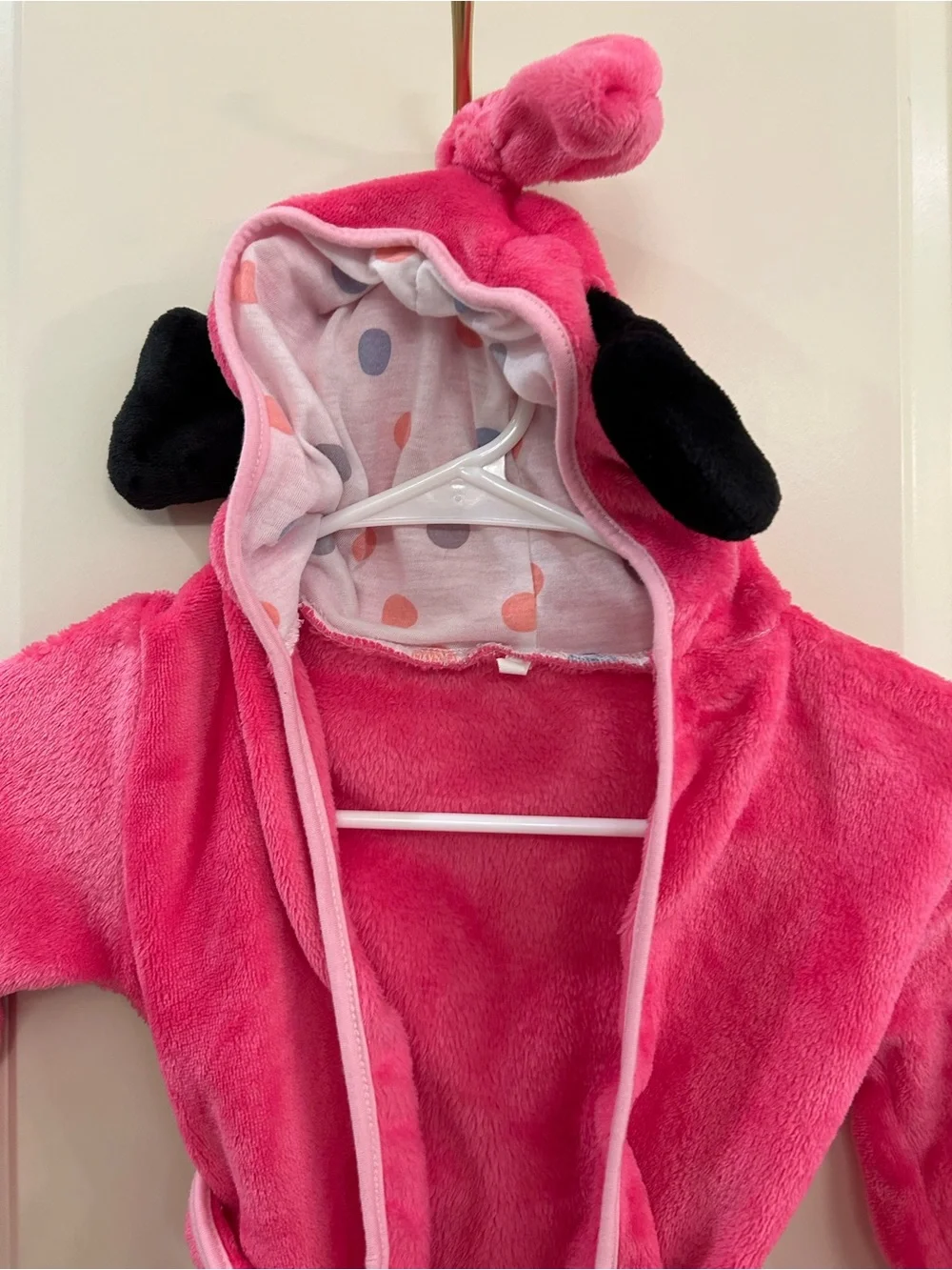 Kids Hooded Robe - Pink